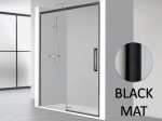 Paroi de douche coulissante, L. 90 à 220 cm, Hauteur 150 à 220 cm, fabrication sur mesure, verre de sécurité et traité anti-calcaire, garantie 5 ans, LIVRAISON OFFERTE